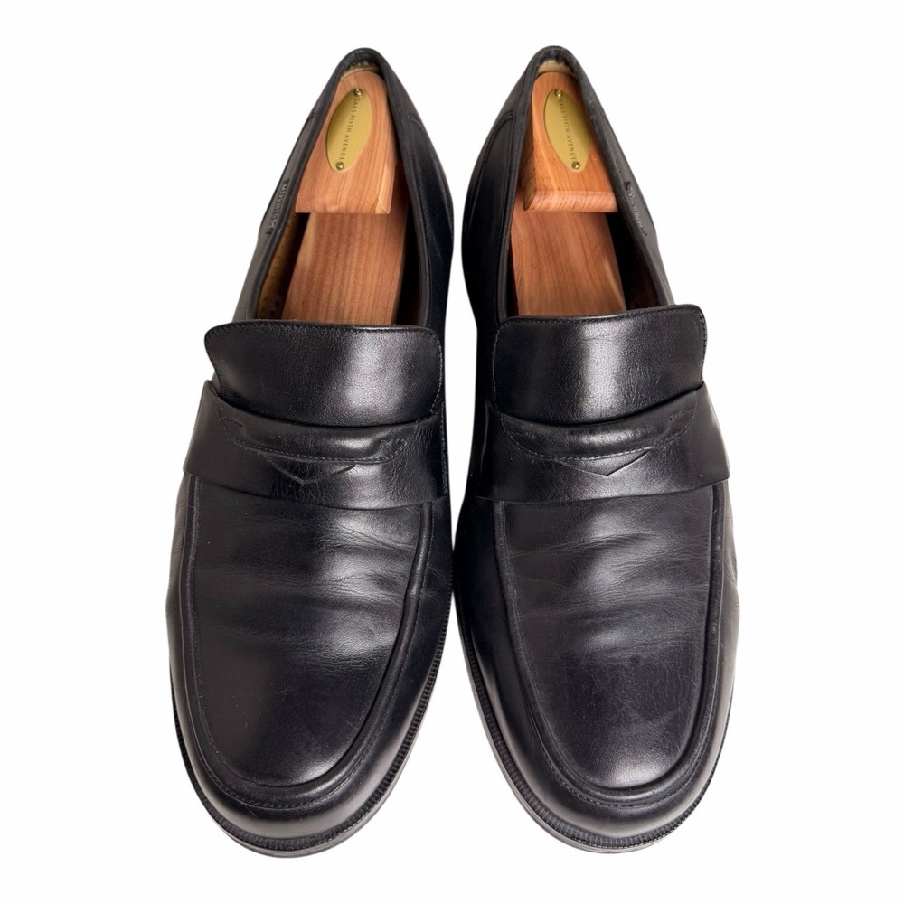 Mephisto Kurtis Hopper Men’s 11.5 Black Leather Penny Loafers Comfort - Picture 3 of 15